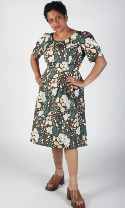 Winter Chippy Dress - Bellflower