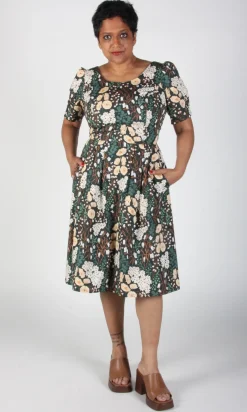 Winter Chippy Dress - Bellflower