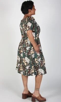 Winter Chippy Dress - Bellflower
