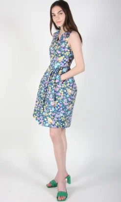 Wood Snipe Dress - Blue Meadow