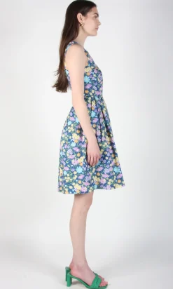 Wood Snipe Dress - Blue Meadow