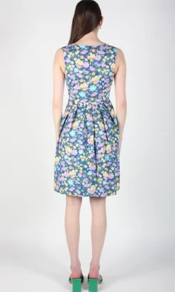 Wood Snipe Dress - Blue Meadow