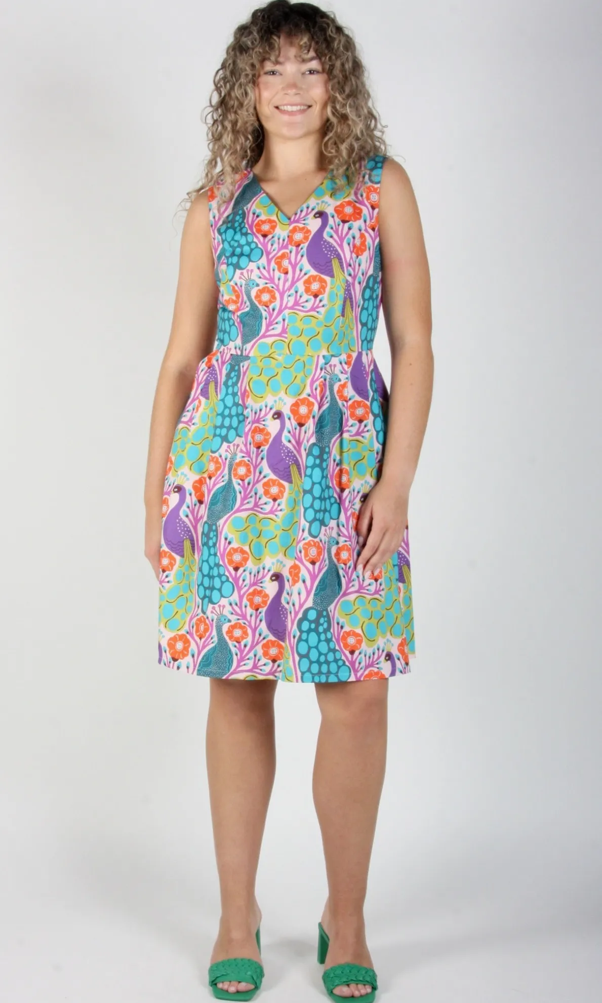 Wood Snipe Dress - Peacocks