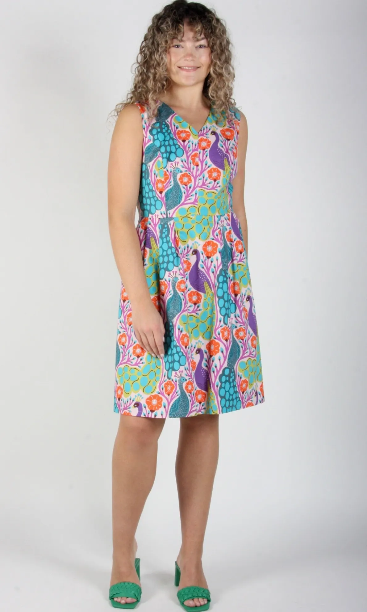 Wood Snipe Dress - Peacocks